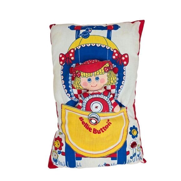 Vintage 70s Bellie Button Pillow & Doll Set - Picture 1 of 7